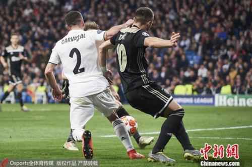 资料图为皇马球员卡瓦哈尔在角逐中。图片来历：Osports全体育图片社