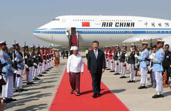 高清大图｜习主席新年首访 缅甸最高规格迎接！