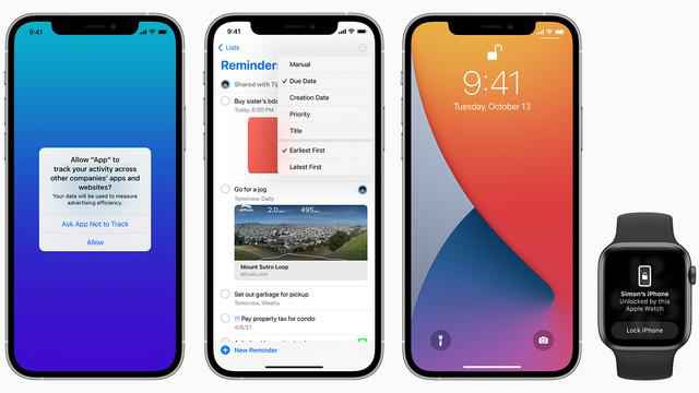 苹果iOS14.5正式版来了：解决戴口罩解锁手机问题