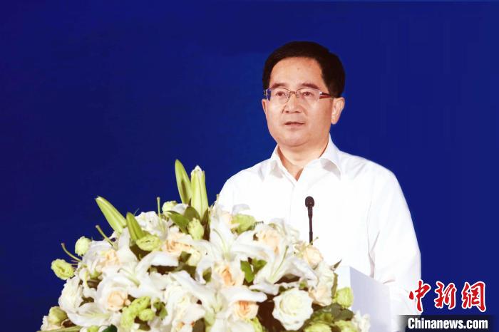 17日，Inspur World 2021海潮技能与应用峰会北京站进行。图为海潮团体执行总裁王兴山 海潮团体供图