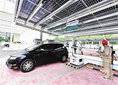 津门湖新能源车综合处事中心启用 助力天津率先实现“双碳”方针