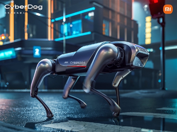 小米仿生四足呆板人CyberDog：定名“铁蛋”