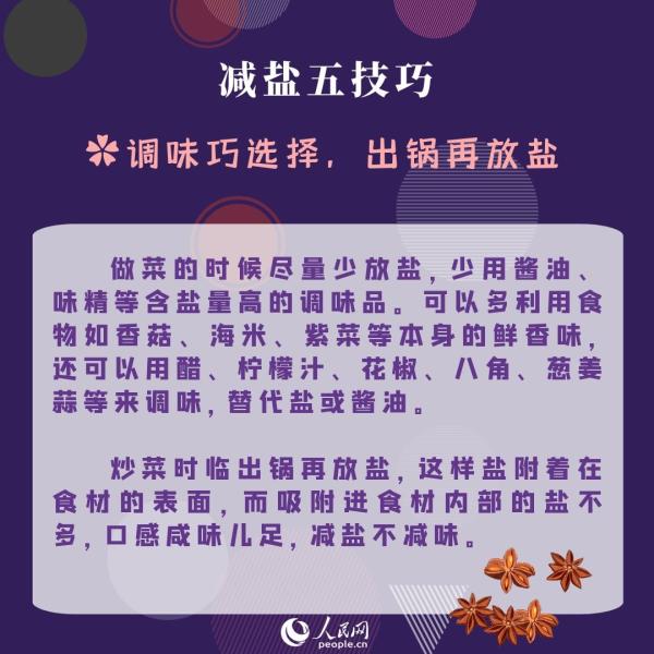 哪些习惯在暗暗升高你的“盐”值 康健“减盐”这五点很重要