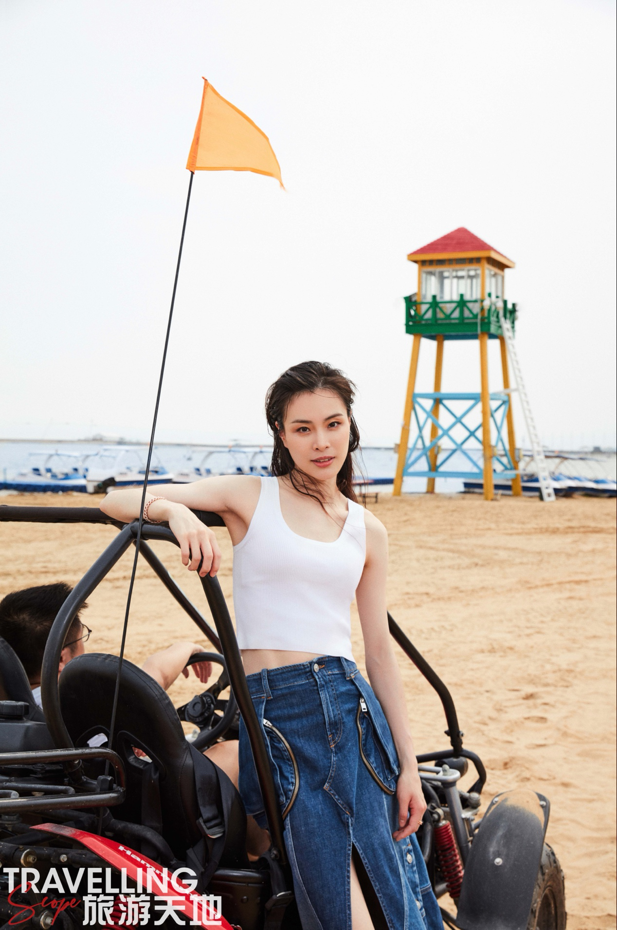 吴敏霞杂志大片曝光，状态姣好又酷又飒揭示女性之美
