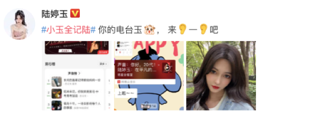 6陆婷玉微博-电台 陆婷玉独家演员日记 小花的日常都在做什么?