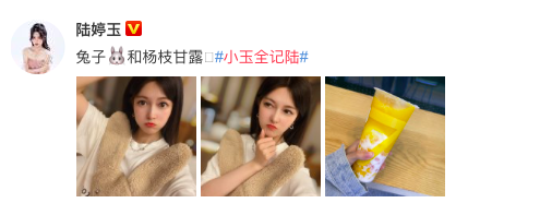 8陆婷玉微博-杨枝甘露 陆婷玉独家演员日记 小花的日常都在做什么?