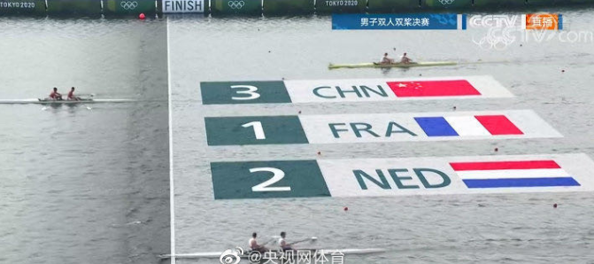 零的打破!张亮刘治宇获中国男人赛艇首枚奥运奖牌